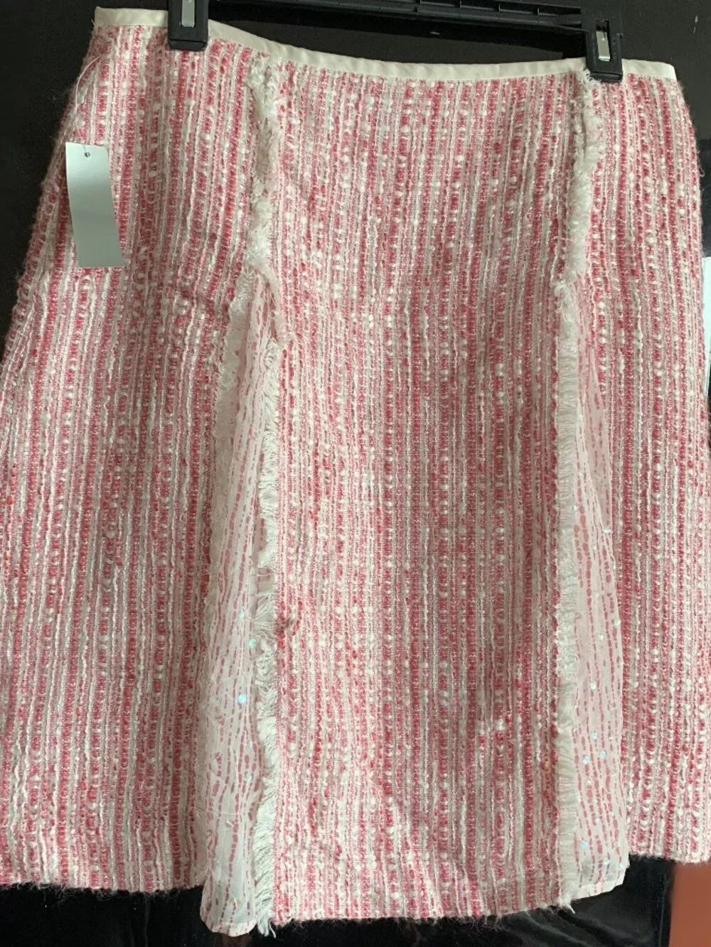 WD.NY Knee Length PINK SKIRT SIZE 8 91% ACRYLIC, 7% RAYON, 2% POLYESTER NWT - Picture 8 of 12